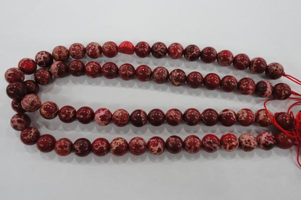 CDE824 15.5 inches 12mm round dyed sea sediment jasper beads wholesale