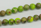 CDE83 15.5 inches 8mm round dyed sea sediment jasper beads