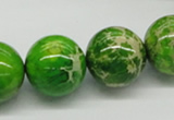 CDE84 15.5 inches 18mm round dyed sea sediment jasper beads