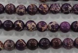 CDE842 15.5 inches 8mm round dyed sea sediment jasper beads wholesale