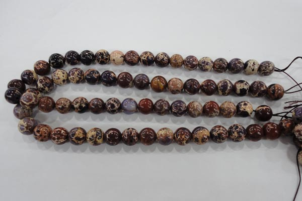 CDE844 15.5 inches 12mm round dyed sea sediment jasper beads wholesale