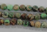 CDE851 15.5 inches 6mm round dyed sea sediment jasper beads wholesale