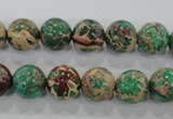 CDE853 15.5 inches 10mm round dyed sea sediment jasper beads wholesale