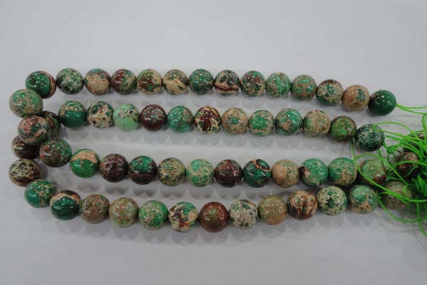 CDE854 15.5 inches 12mm round dyed sea sediment jasper beads wholesale