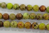 CDE861 15.5 inches 6mm round dyed sea sediment jasper beads wholesale