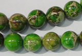 CDE922 15.5 inches 12mm round dyed sea sediment jasper beads