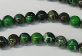 CDE956 15.5 inches 8mm round dyed sea sediment jasper beads