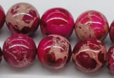 CDI05 16 inches 18mm round dyed imperial jasper beads wholesale