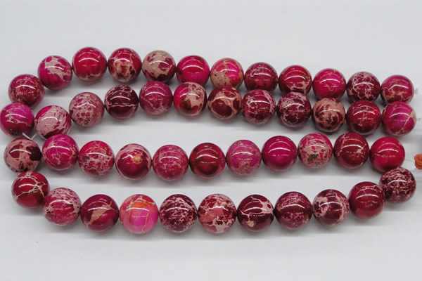 CDI05 16 inches 18mm round dyed imperial jasper beads wholesale