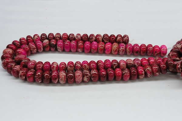 CDI08 16 inches 10*16mm rondelle dyed imperial jasper beads wholesale