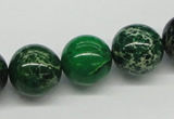 CDI71 16 inches 16mm round dyed imperial jasper beads wholesale