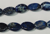 CDI913 15.5 inches 10*14mm oval dyed imperial jasper beads