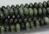 CDJ03 15.5 inches 5*10mm rondelle Canadian jade beads wholesale