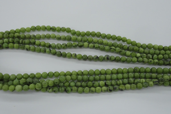 CDJ138 15.5 inches 5mm round Canadian jade beads wholesale