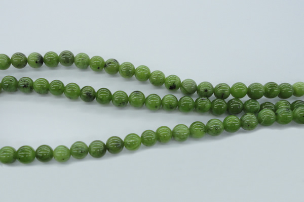 CDJ141 15.5 inches 8mm round Canadian jade beads wholesale