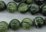 CDJ142 15.5 inches 14mm round Canadian jade beads wholesale