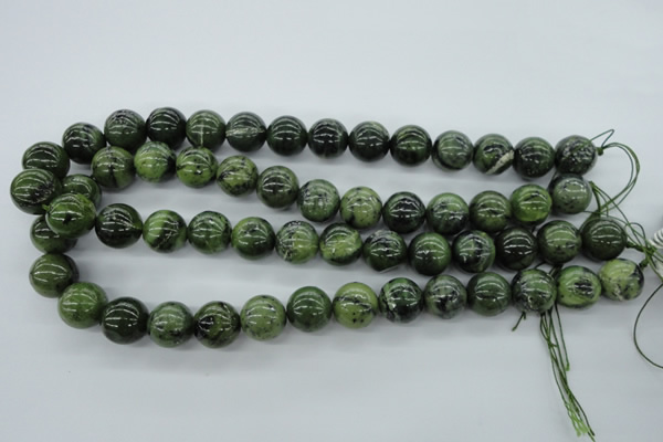 CDJ142 15.5 inches 14mm round Canadian jade beads wholesale