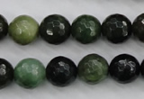 CDJ264 15.5 inches 12mm faceted round Canadian jade beads wholesale