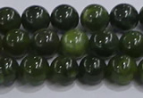 CDJ272 15.5 inches 8mm round Canadian jade beads wholesale