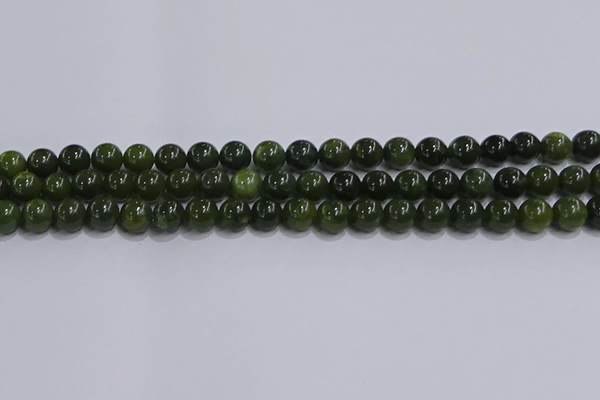 CDJ272 15.5 inches 8mm round Canadian jade beads wholesale