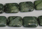 CDJ32 15.5 inches 15*20mm rectangle Canadian jade beads wholesale