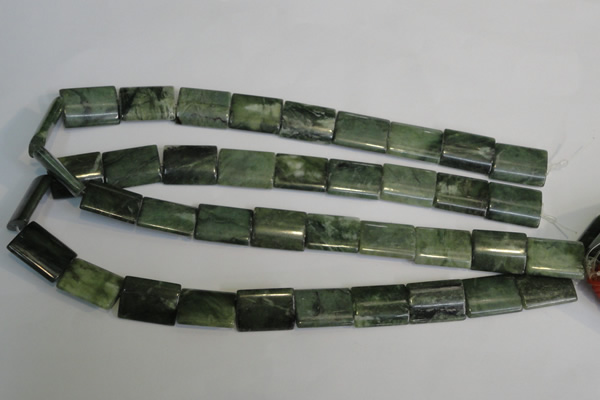 CDJ35 15.5 inches 15*20mm flat tube Canadian jade beads wholesale