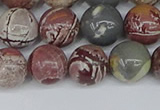 CDJ403 15.5 inches 10mm round sonoran dendritic jasper beads