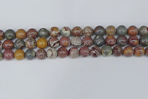 CDJ404 15.5 inches 12mm round sonoran dendritic jasper beads