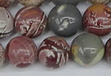 CDJ405 15.5 inches 14mm round sonoran dendritic jasper beads