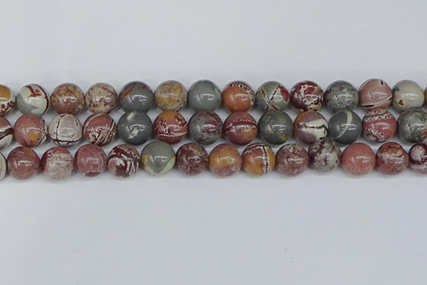 CDJ405 15.5 inches 14mm round sonoran dendritic jasper beads