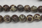 CDM04 15.5 inches 10mm round African dalmatian jasper beads