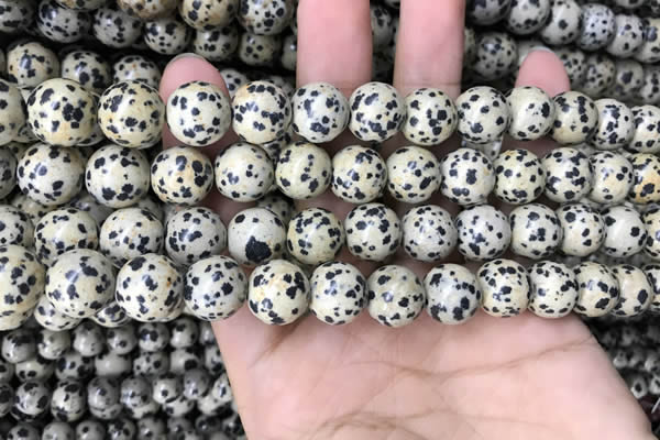 CDM94 15.5 inches 12mm round dalmatian jasper beads wholesale