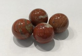 CDN1007 20mm round red jasper decorations wholesale