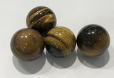 CDN1015 25mm round yellow tiger eye decorations wholesale