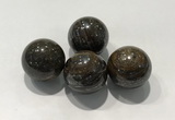 CDN1019 25mm round bronzite decorations wholesale