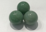 CDN1072 30mm round green aventurine decorations wholesale