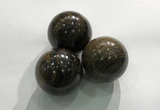 CDN1083 30mm round bronzite decorations wholesale