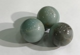 CDN1085 30mm round amazonite decorations wholesale