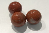 CDN1107 30mm round red jasper decorations wholesale