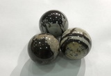 CDN1140 30mm round jasper decorations wholesale