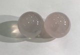 CDN1175 35mm round rose quartz decorations wholesale