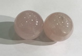 CDN1203 40mm round rose quartz decorations wholesale