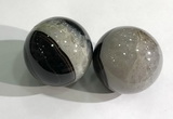 CDN1206 40mm round druzy agate decorations wholesale