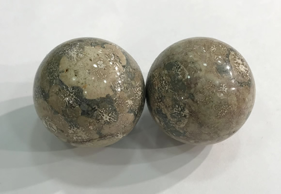 CDN1302 40mm round jasper decorations wholesale