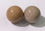 CDN1314 40mm round wood jasper decorations wholesale