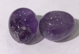 CDN1333 35*45mm egg-shaped amethyst decorations wholesale