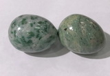 CDN1354 35*45mm egg-shaped Qinghai jade decorations wholesale