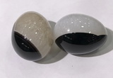 CDN1365 35*45mm egg-shaped druzy agate decorations wholesale