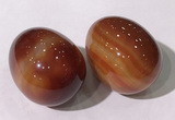 CDN1367 35*45mm egg-shaped agate decorations wholesale