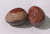 CDN1396 35*45mm egg-shaped brecciated jasper decorations wholesale